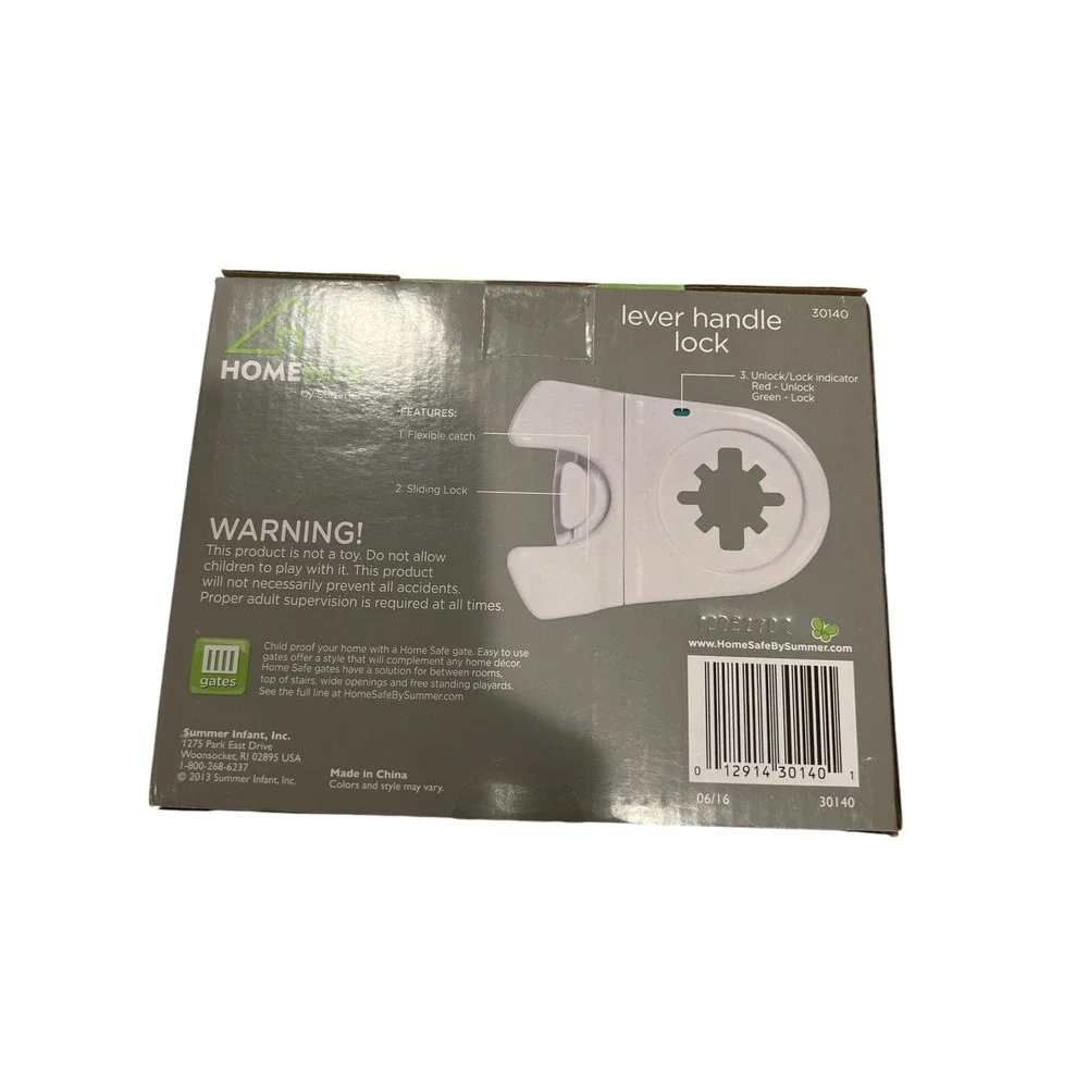 Homesafe Lever Handle Lock Child Proofing by Summer Infant Brand New‎ #30140